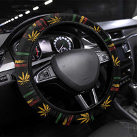 Dominica One Love Reggae Lion Steering Wheel Cover Caribbean Reggae Spirit