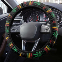 Dominica One Love Reggae Lion Steering Wheel Cover Caribbean Reggae Spirit