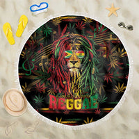 Guyana One Love Reggae Lion Beach Blanket Caribbean Reggae Spirit