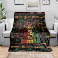 Guyana One Love Reggae Lion Blanket Caribbean Reggae Spirit