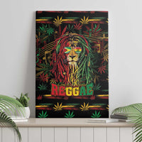 Guyana One Love Reggae Lion Canvas Wall Art Caribbean Reggae Spirit