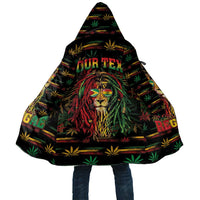 Personalized Guyana One Love Reggae Lion Cloak Caribbean Reggae Spirit