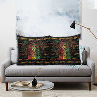 Guyana One Love Reggae Lion Pillow Cover Caribbean Reggae Spirit
