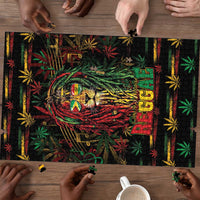 Guyana One Love Reggae Lion Puzzle Caribbean Reggae Spirit