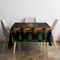 Guyana One Love Reggae Lion Tablecloth Caribbean Reggae Spirit