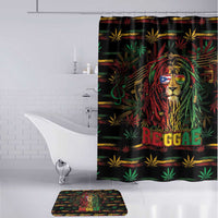 Puerto Rico One Love Reggae Lion Bathroom Set Caribbean Reggae Spirit