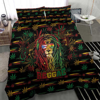 Puerto Rico One Love Reggae Lion Bedding Set Caribbean Reggae Spirit