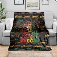 Puerto Rico One Love Reggae Lion Blanket Caribbean Reggae Spirit