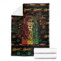 Puerto Rico One Love Reggae Lion Blanket Caribbean Reggae Spirit