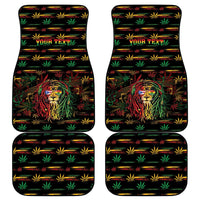 Personalized Puerto Rico One Love Reggae Lion Car Mats Caribbean Reggae Spirit