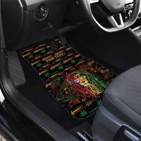 Personalized Puerto Rico One Love Reggae Lion Car Mats Caribbean Reggae Spirit