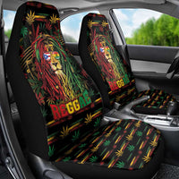 Puerto Rico One Love Reggae Lion Car Seat Cover Caribbean Reggae Spirit