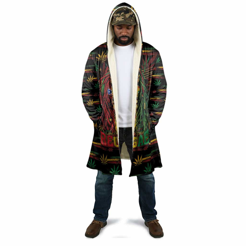Personalized Puerto Rico One Love Reggae Lion Cloak Caribbean Reggae Spirit