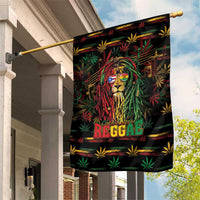 Puerto Rico One Love Reggae Lion Garden Flag Caribbean Reggae Spirit