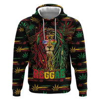 Personalized Puerto Rico One Love Reggae Lion Hoodie Caribbean Reggae Spirit
