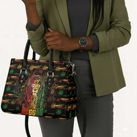 Puerto Rico One Love Reggae Lion Leather Bag Caribbean Reggae Spirit