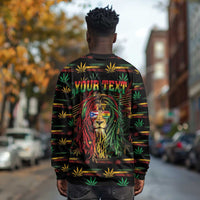 Personalized Puerto Rico One Love Reggae Lion Long Sleeve Shirt Caribbean Reggae Spirit