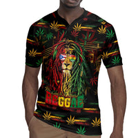 Personalized Puerto Rico One Love Reggae Lion Rugby Jersey Caribbean Reggae Spirit