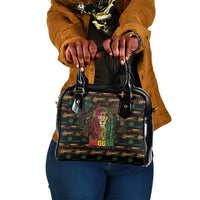 Puerto Rico One Love Reggae Lion Shoulder Handbag Caribbean Reggae Spirit