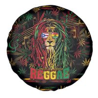 Puerto Rico One Love Reggae Lion Spare Tire Cover Caribbean Reggae Spirit