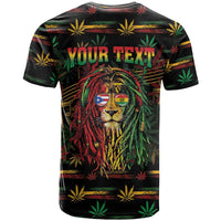 Personalized Puerto Rico One Love Reggae Lion T shirt Caribbean Reggae Spirit
