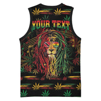 Personalized Trinidad and Tobago One Love Reggae Lion Basketball Jersey Caribbean Reggae Spirit