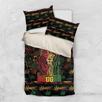Trinidad and Tobago One Love Reggae Lion Bedding Set Caribbean Reggae Spirit