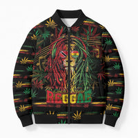 Personalized Trinidad and Tobago One Love Reggae Lion Bomber Puffer Jacket Caribbean Reggae Spirit