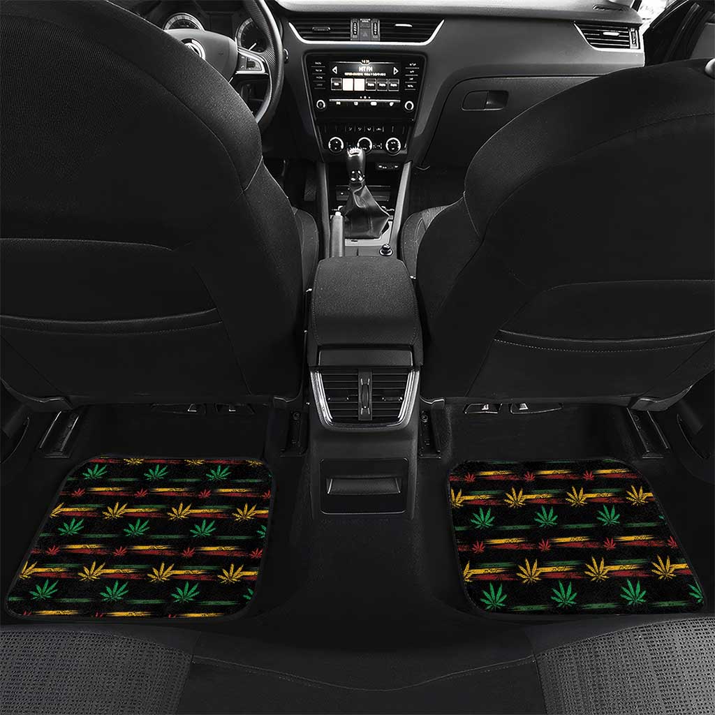 Personalized Trinidad and Tobago One Love Reggae Lion Car Mats Caribbean Reggae Spirit