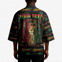 Personalized Trinidad and Tobago One Love Reggae Lion Kimono Caribbean Reggae Spirit