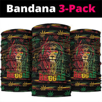 Trinidad and Tobago One Love Reggae Lion Neck Gaiter Caribbean Reggae Spirit