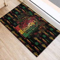 Trinidad and Tobago One Love Reggae Lion Rubber Doormat Caribbean Reggae Spirit