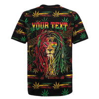 Personalized Trinidad and Tobago One Love Reggae Lion Rugby Jersey Caribbean Reggae Spirit