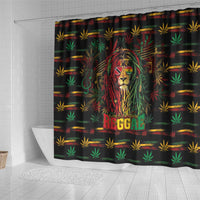 Trinidad and Tobago One Love Reggae Lion Shower Curtain Caribbean Reggae Spirit