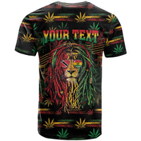 Personalized Trinidad and Tobago One Love Reggae Lion T shirt Caribbean Reggae Spirit