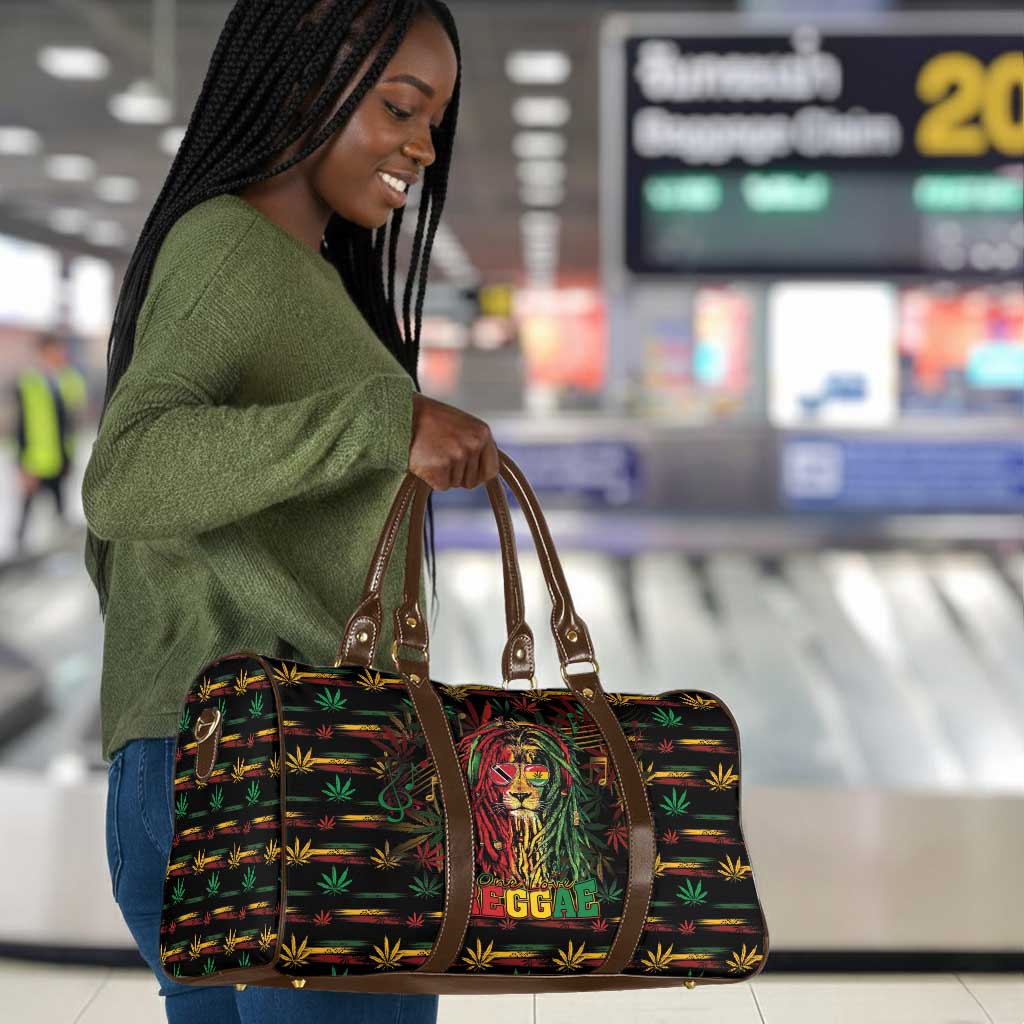 Trinidad and Tobago One Love Reggae Lion Travel Bag Caribbean Reggae Spirit