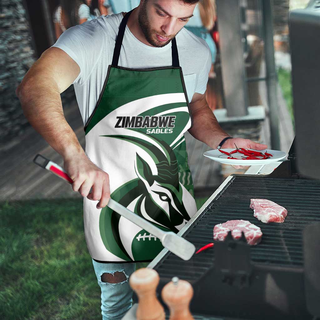 Rugby Zimbabwe Apron Sables Is The Champion - Wonder Print Shop