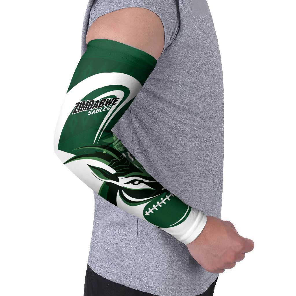 Custom Rugby Zimbabwe Arm Sleeves Sables Is The Champion - Wonder Print Shop