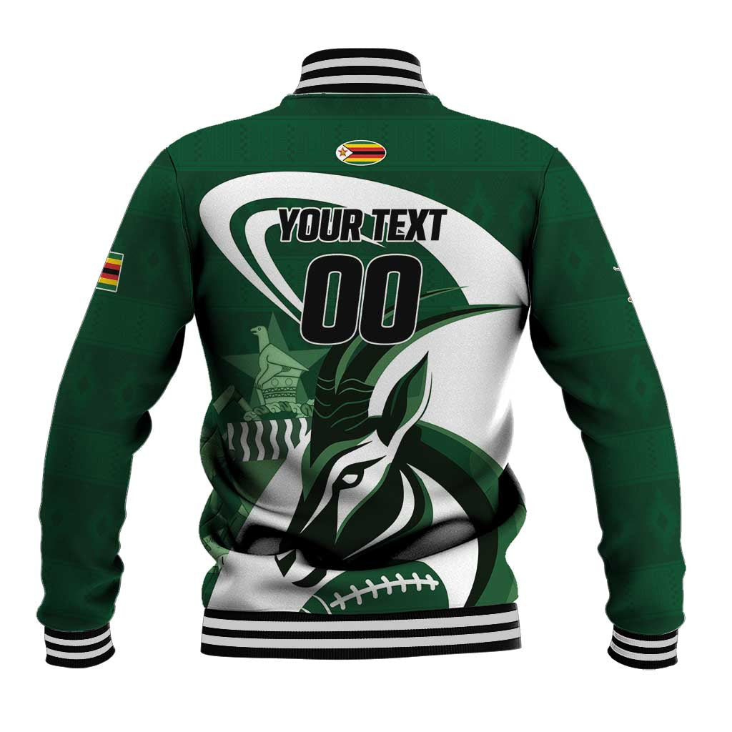 Custom Rugby Zimbabwe Baseball Jacket Sables Is The Champion - Wonder Print Shop