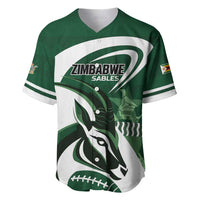 Custom Rugby Zimbabwe Baseball Jersey Sables Is The Champion - Wonder Print Shop