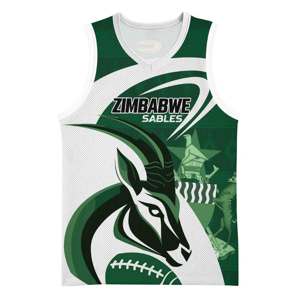 Custom Rugby Zimbabwe Basketball Jersey Sables Is The Champion - Wonder Print Shop