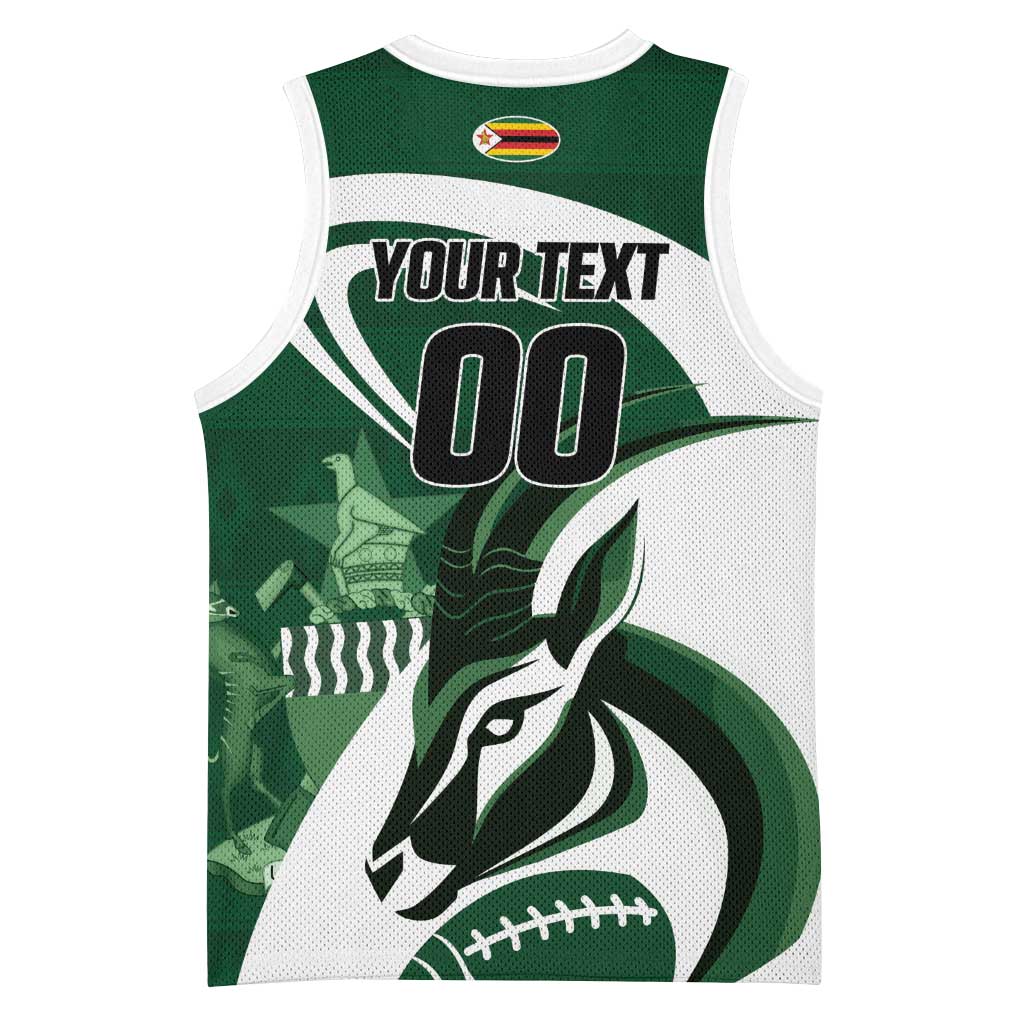 Custom Rugby Zimbabwe Basketball Jersey Sables Is The Champion - Wonder Print Shop