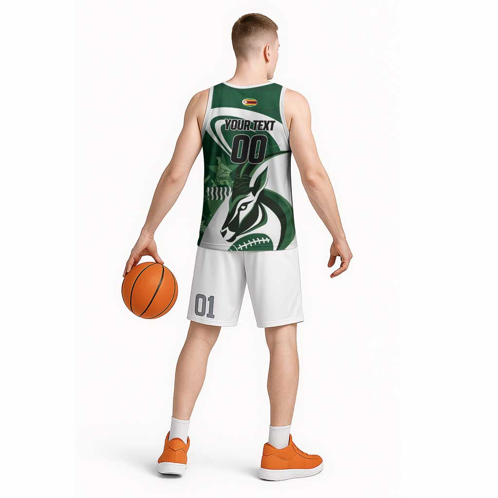 Custom Rugby Zimbabwe Basketball Jersey Sables Is The Champion - Wonder Print Shop