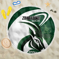 Rugby Zimbabwe Beach Blanket Sables Is The Champion - Wonder Print Shop