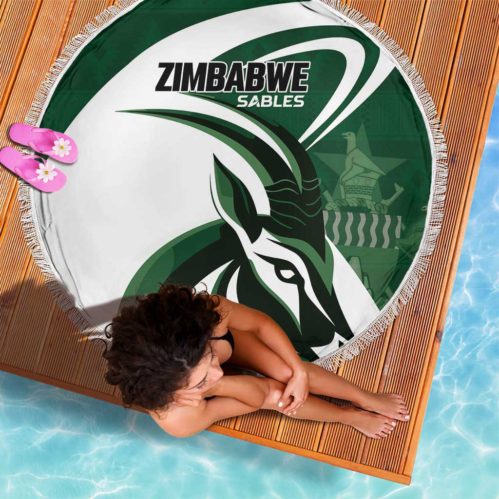 Rugby Zimbabwe Beach Blanket Sables Is The Champion - Wonder Print Shop