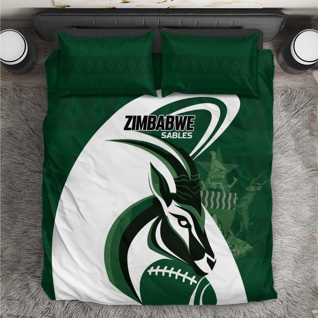 Rugby Zimbabwe Bedding Set Sables Is The Champion - Wonder Print Shop