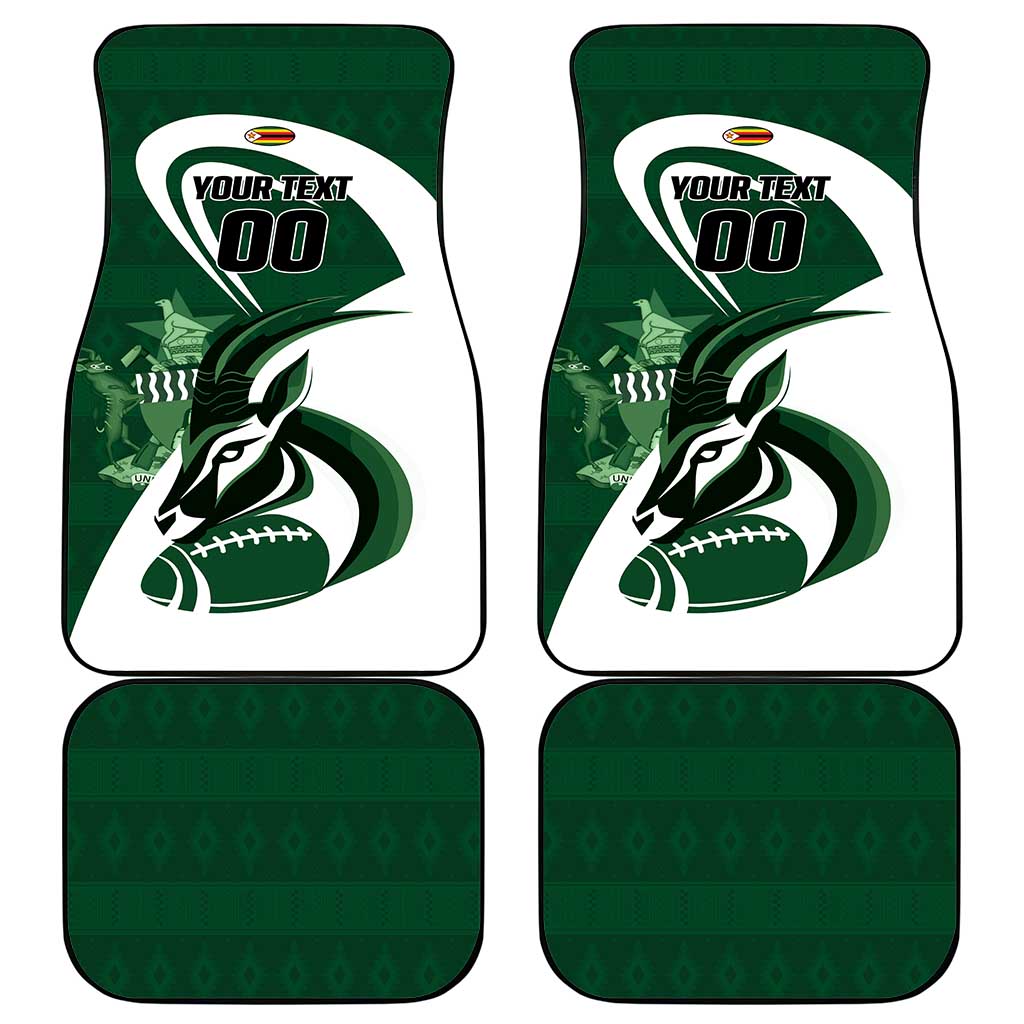 Rugby Zimbabwe Car Mats Sables Is The Champion - Wonder Print Shop