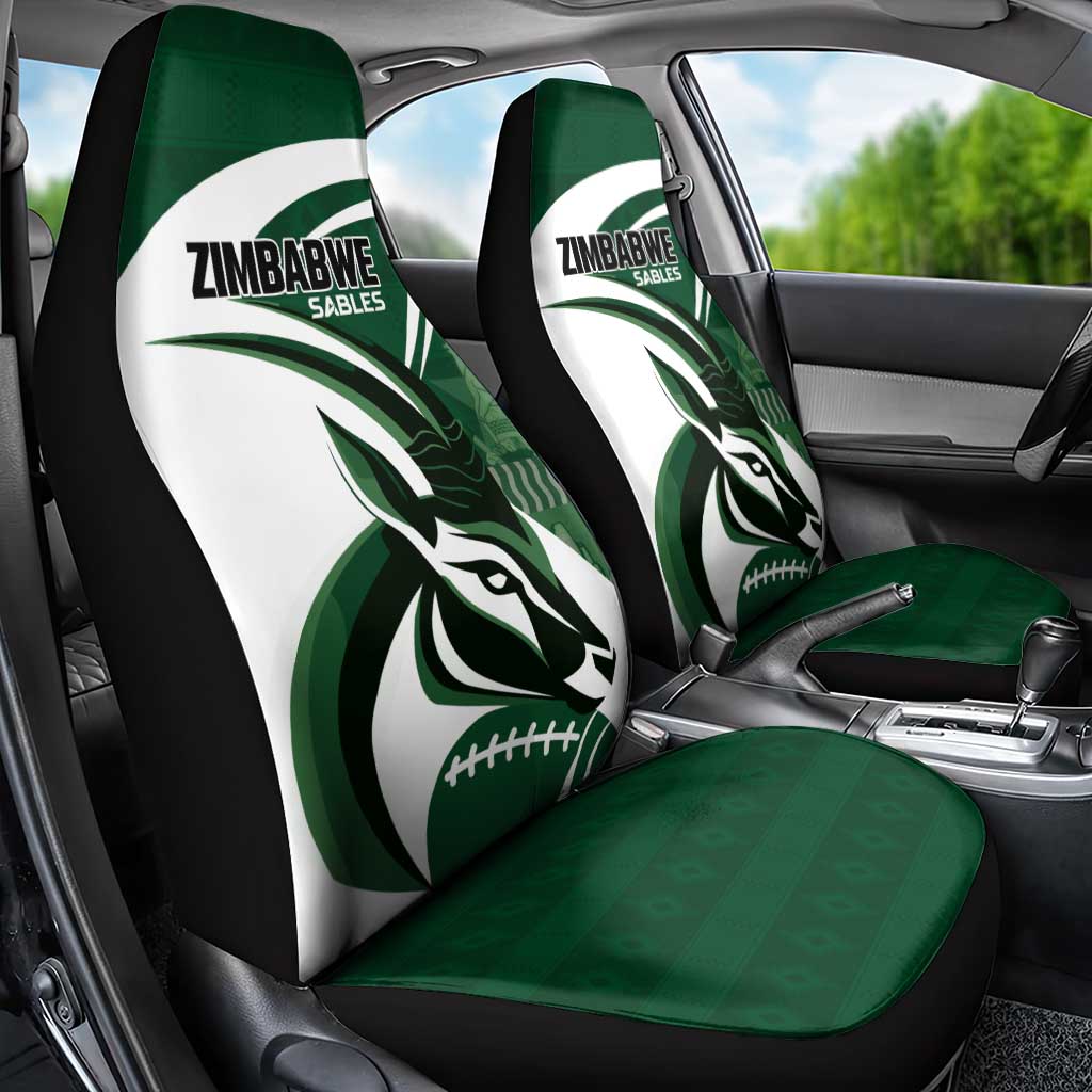 Rugby Zimbabwe Car Seat Cover Sables Is The Champion - Wonder Print Shop