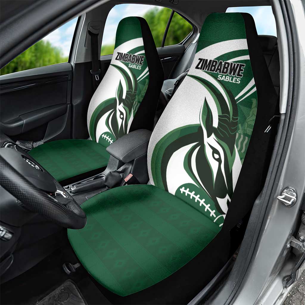 Rugby Zimbabwe Car Seat Cover Sables Is The Champion - Wonder Print Shop