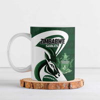 Custom Rugby Zimbabwe Ceramic Mug Sables Is The Champion - Wonder Print Shop